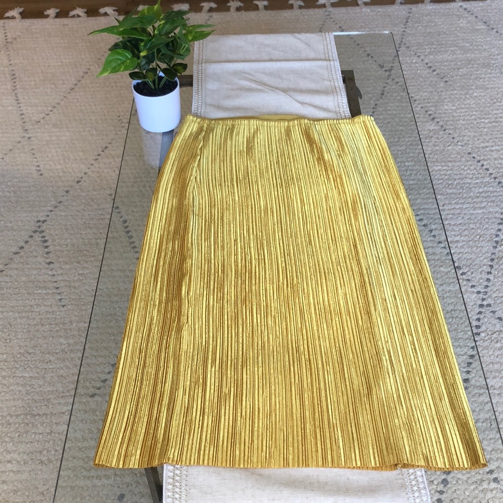 Maeve by Anthropologie Gold Pencil Skirt